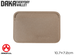 MAG0103　【正規品】Magpul DAKA Everyday ウォレット[10.7cm× 7.2cm] FDE