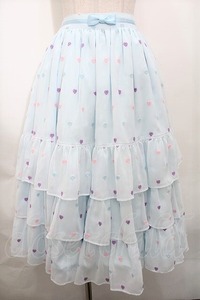 Angelic Pretty / Candy Petit Heartスカート Y-23-09-05-107y-1-SK-AP-L-SZ-ZS-R