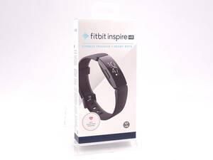 AA1532/新品 未開封 フィットビット インスパイア HR スマートウォッチ/fitbit inspire ブラック 箱 付/保管品