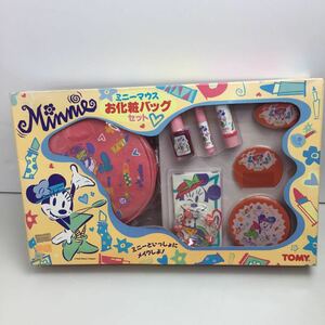 ◆レア品◆TOMY◆DISNEY◆ミニーマウス◆お化粧バッグセット◆ ディズニー◆当時物◆未使用品◆美品◆昭和レトロ◆絶版◆希少