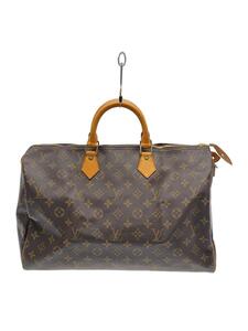 LOUIS VUITTON◆1)スピーディ40_モノグラム・キャンバス/ビニール/ブラウン/M41522/SP0992