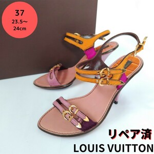 美品箱付き☆LOUIS VUITTON【ルイヴィトン】異素材ミックス サンダル