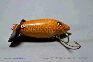 VINTAGE WOODEN LURE HEDDON （8266A-58　）USA MADE #OLDLURE #ARTLURE_VINTAGE ＃ヴィンテージルアー