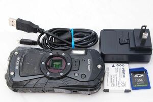 良品 ★RICOH WG-80 BLACK リコー本格防水デジタルカメラ ★ 20240406_B0B1LVFFB5