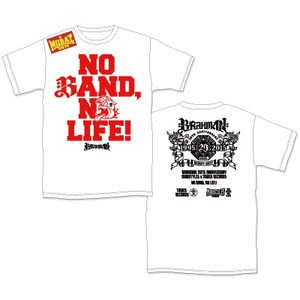 BRAHMAN×MOBSTYLES×TOWER RECORDS＜NO BAND, NO LIFE! Tシャツ