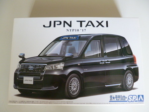 アオシマ 1/24 ザ☆モデルカーSP トヨタNTP10 JPNタクシー‘17ブラツク