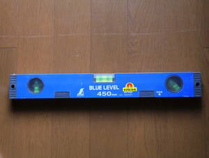 新品 シンワ測定 BLUE LEVEL ブルーレベル 450㎜ 水平器 マグネット 品番 76380