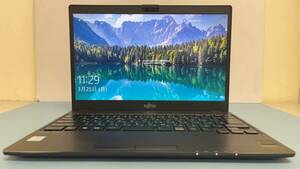 中古ノートパソコン★Windows10★Fujitsu Core i5-8350U/@1.90GHz/8GB/M.2 128GB/13インチ以上★