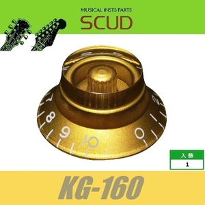 SCUD KG-160　ハットノブ　ミリ　ゴールド　ポットノブ　スカッド