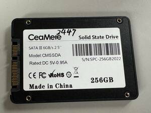 CeaMere SSD 256GB 【動作確認済み】2447　