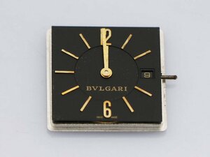 1円 ●パーツ【 ブルガリ BVLGARI 】ムーブメント ブラック文字盤 クォーツ レディース 新着 90408-15