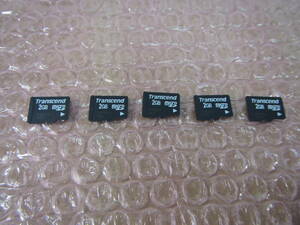 Tra02G05 ★☆★☆ Trancend トランセンド マイクロSDカード microSD 2GB （5枚） ☆★☆★