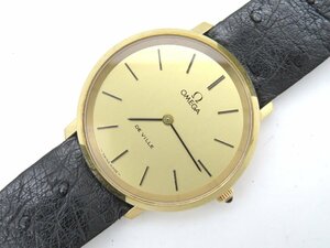 1円◆稼働◆ オメガ デビル ゴールド 手巻き ユニセックス 腕時計 M40705