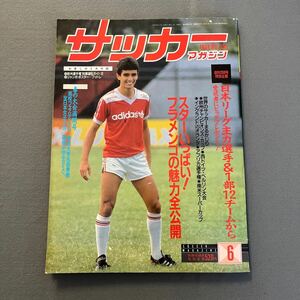 サッカーマガジン6月号◎昭和63年6月1日発行◎NO.350◎フラメンゴ◎レアルマドリッド◎世界のサッカー◎別冊付録◎欧州選手権