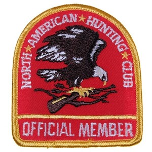 ZH43 NORTH AMERICAN HUNTING CLUB 北アメリカ ハンティングクラブ ワッペン パッチ ロゴ エンブレム アメリカ 米国 USA 輸入雑貨