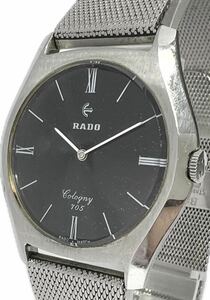 1円〜 H RADO ラドー コロニー 705 ブラックゴールドラメダイヤル メンズ 手巻き アンティーク ヴィンテージ 時計 7223074