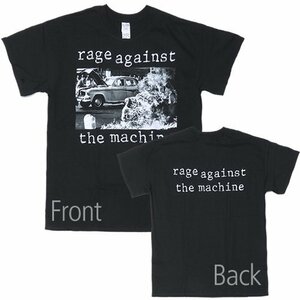 [Mサイズ]Rage Against The Machine（レイジ・アゲインスト・ザ・マシーン） 1stジャケット 両面プリントＴシャツ 黒