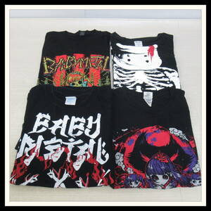 ▼BABYMETAL ベビーメタル TシャツセットM/L/US TOUR 2017 ワールドツアー/メギツネ 2013/REDMOON 紅月【M3【R2024-03-27-801