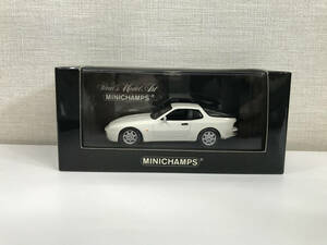 【１円スタート】1/43 ミニチャンプス ポルシェ944 S2 1989 白 Porsche 944 S2 White MINICHAMPS 400 062222 ZD