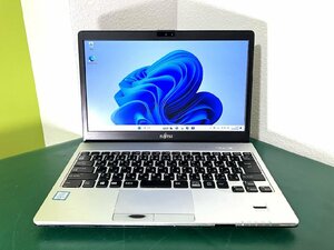 【埼玉発送】【動作確認済】FUJITSU / LIFEBOOK S S938/V / Intel(R)Core(TM i5-8350U CPU@1.70GHz 1.90GHz / 4GB/ SSD128GB/ Windows11Pro