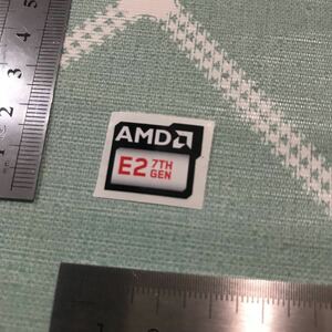 AMD E2 7th GENパソコンシールエンブレムシール@3103