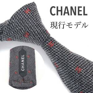 CHANEL シャネル 美品 ネクタイ 高級シルク 