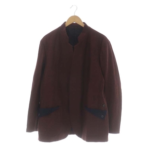 イッセイミヤケメン ISSEY MIYAKE MEN 20AW DF WOOL JACKET ウール ジャケット スタンドカラー 3 ボルドー /DF ■OS ■SH メンズ