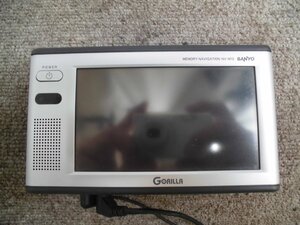 ☆　サンヨー Gorilla メモリーナビ NV-M10 2006年製 ポータブルナビ 230502　☆