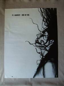1993年 PJ HARVEY / RID OF ME / プロモーションポスター 非売品 Not For Sale / 傷あり / 未使用品 / 当時物 / MAN-SIZE