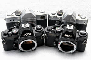 リコー・ペトリ製 昔の高級カメラ 4台まとめて 希少品 ジャンク