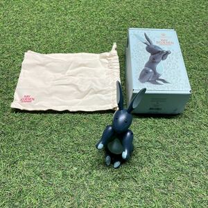 GX157 KAY BOJESEN－カイ・ボイスン 木製フィギュア Rabbit 北欧 木製玩具 インテリア 雑貨 未使用 保管品 フィギュア