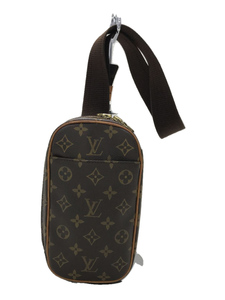 LOUIS VUITTON◆ポシェット・ガンジュ_モノグラム_BRW/PVC/BRW