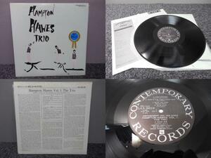 HAMPTON HAWES TRIO (国内盤) 　 　 LP盤・LAX 3001