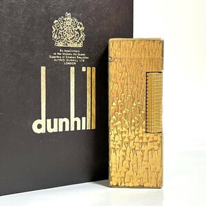 1円スタート dunhill ダンヒル ライター ガスライター ゴールド ローラー 喫煙具