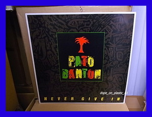 Pato Banton / Never Give In/Greensleeves Records GREL108/UK Original/5点以上で送料無料、10点以上で10%割引!!!/LP