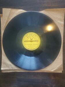 Johnny Cash Folsom Prison Blues 1955 Sun 232 Shellac 10" 78 RPM VG+ 海外 即決