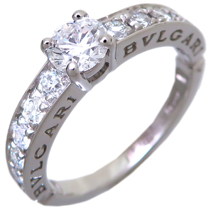 ［飯能本店］BVLGARI ブルガリ 0.30ct ダイヤモンド デディカータ ア ヴェネチア リング・指輪 Pt950プラチナ 6号 レディース DH80900