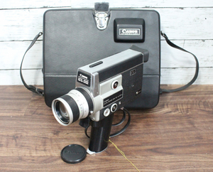【ト長】Canon キャノン AUTO ZOOM 518 SV Super 8 フィルムカメラ レンズ 9.5-47.5mm 1:1.8 ケース付き IA371IOE27