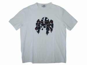 HERMES エルメス　　コットン　　半袖Tシャツ　　カットソー　　M