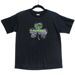 2014 Laconia Motorcycle Week ラコニアモーターサイクルウィーク 半袖Tシャツ Ｍサイズ（youth ジュニア用　アメリカサイズ）1908-f-4