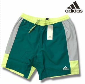 ◆H480新品【メンズ L】グリーン ゴルフに最適 アディダスadidas 新品 メンズ 吸汗速乾 ウーブン ゴルフ トレーニング ハーフパンツ