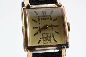 ブローバ スモセコ ゴールド スクエア 手巻き レディース 腕時計 BULOVA