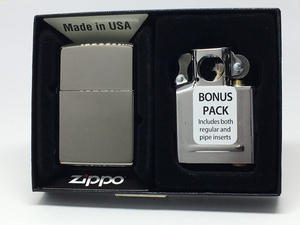 送料無料 ZIPPO[ジッポー]ブラックアイス＆パイプ用インサートセット 29789