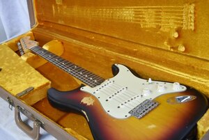 K●【中古】 Fender USA 62 STRAT TL 3CS エレキギター ストラトキャスター レリック加工 フェンダー