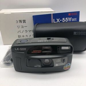 6w16 RICHO LX-55W コンパクトカメラ 防水 動作確認済 箱付 景品 リコー レンズ カメラ フィルムカメラ 1000~