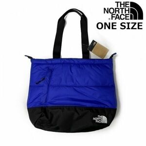 1円～!売切!【正規新品】THE NORTH FACE◆NUPTSE TOTE トートバッグ US限定 ヌプシ 耐久性 大容量 男女兼用(OS/21L)青 黒 180626-50