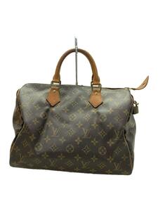 LOUIS VUITTON◆1)スピーディ30_モノグラム・キャンバス_BRW/PVC/BRW/総柄