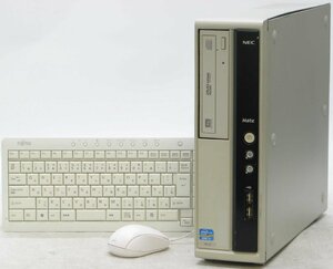 NEC Mate PC-MK34LLZZJGSG ■ i3-3240/DVDマルチ/省スペース/Windows10 デスクトップ