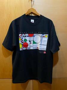 古着 FRANK LLOYD WRIGHT 建築家 アート Tシャツ L フランク ロイド ライト ビンテージ