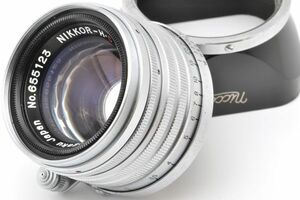 NIKKOR-H・C 5cm F2 ニッコール Ｈ・Ｃ 日本光学 フード Lマウント L39 Nippon Kogaku Nikon ニコン NIKKOR H C 5/2 ライカ Leica ライツ